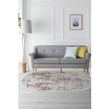 Alanur Home Alanur Trend Keçe Tabanlı Saçaklı Dijital Pudra 80x150 cm Salon Halı