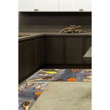 Alanur Home Eko Trend Djt 2 Li Yıkanabilir Kaymaz Taban Mutfak Halısı Seti M12305 Mutfak Siyah