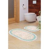 Alanur Home Eko Trend Djt 2 Li Yıkanabilir Kaymaz Taban Oval Banyo Paspas Klozet Takımı 1376 Klasik Koyu Pembe (60 x 100 - 50 x 60) - Turkuaz