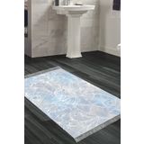 Alanur Home Eko Trend Djt Banyo Paspası Yıkanabilir Kaymaz Taban 1303 Modern Lila 1303-Trend-Banyo