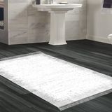 Alanur Home Eko Trend Djt Banyo Paspası Yıkanabilir Kaymaz Taban 1342 Modern Gri - 80 x 120 cm