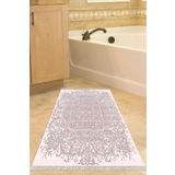 Alanur Home Eko Trend Djt Banyo Paspası Yıkanabilir Kaymaz Taban 1488 Modern Pudra 1488-Trend-Banyo