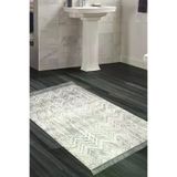 Alanur Home Eko Trend Djt Banyo Paspası Yıkanabilir Kaymaz Taban Al1107 Iskandinav Gri Al1107-Trend-Banyo