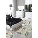 Alanur Home Eko Trend Djt Yıkanabilir Kaymaz Taban 3 Lü Yatak Odası Takımı 660m Suluboya Bej 660M-yatak-3-pcs-K-S