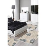 Alanur Home Eko Trend Djt Yıkanabilir Kaymaz Taban 3 Lü Yatak Odası Takımı 660m Suluboya Bej