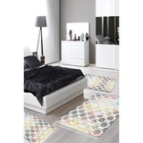 Alanur Home Eko Trend Djt Yıkanabilir Kaymaz Taban 3 Lü Yatak Odası Takımı 763 Modern Renkli