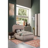 Alanur Home Eko Trend Djt Yıkanabilir Kaymaz Taban 3 Lü Yatak Odası Takımı M12295 Persian Bordo