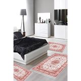 Alanur Home Eko Trend Djt Yıkanabilir Kaymaz Taban 3 Lü Yatak Odası Takımı P1372 Osmanli Bordo