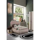 Alanur Home Eko Trend Djt Yıkanabilir Kaymaz Taban Oval 3 Lü Yatak Odası Takımı 650M Modern Siyah