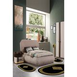 Alanur Home Eko Trend Djt Yıkanabilir Kaymaz Taban Oval 3 Lü Yatak Odası Takımı 656M Modern Gold