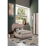 Alanur Home Eko Trend Djt Yıkanabilir Kaymaz Taban Oval 3 Lü Yatak Odası Takımı 660M Suluboya Bej