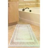 Alanur Home F5036-Trend-Banyo Eko Trend Djt Banyo Paspası Yıkanabilir Kaymaz Taban F5036 Modern Bej