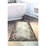 Alanur Home F5049-Trend-Banyo Eko Trend Djt Banyo Paspası Yıkanabilir Kaymaz Taban F5049 Modern Gri