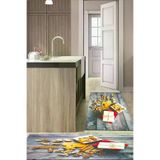 Alanur Home F5061-mutfak-2-pcs-K-S Eko Trend Djt 2 Li Yıkanabilir Kaymaz Taban Mutfak Halısı Seti F5061 Mutfak Renkli
