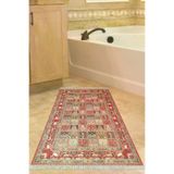 Alanur Home M12295-Trend-Banyo Eko Trend Djt Banyo Paspası Yıkanabilir Kaymaz Taban M12295 Persian Bordo