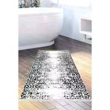 Alanur Home Mu123-Trend-Banyo Eko Trend Djt Banyo Paspası Yıkanabilir Kaymaz Taban Mu123 Iskandinav Beyaz