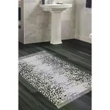 Alanur Home Mu123-Trend-Banyo Eko Trend Djt Banyo Paspası Yıkanabilir Kaymaz Taban Mu123 Iskandinav Gri