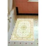 Alanur Home P1360-Trend-Banyo Eko Trend Djt Banyo Paspası Yıkanabilir Kaymaz Taban P1360 Osmanlı Krem