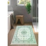 Alanur Home P1372-Trend-Banyo Eko Trend Djt Banyo Paspası Yıkanabilir Kaymaz Taban P1372 Osmanlı Yeşil