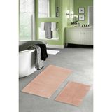 Alanur Home Rex Puffy Pelüş 2 Li Banyo Paspasi - Cappuccino