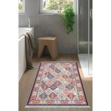 Alanur Home S5008-Trend-Banyo Eko Trend Djt Banyo Paspası Yıkanabilir Kaymaz Taban S5008 Persian Renkli
