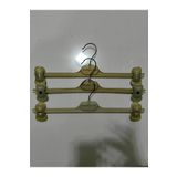 ALANYA HOME DECOR 3 Adet Mandallı Etek Askı 38 Cm 3 Ratchet Skirt Hangers 38 Cm
