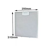 Alanya Yedek Parça 250X310 Mm Davlumbaz Aspiratör Filtresi 25X31cm 00353110 B11