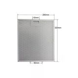 Alanya Yedek Parça 320 X 280 Mm Davlumbaz Filtresi Mutfak Aspiratörü 32X28 Cm 00363095