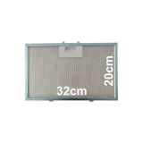 Alanya Yedek Parça Aspiratör Davlumbaz Metal Yağ Filtresi 320X200 Mm - 11010164, 20X32, 3Bc585gb, 3Bc585gn F10