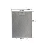 Alanya Yedek Parça Davlumbaz Filtresi 26,2 X 33,5 Cm 9189204750 335X262 Mm Beko Esty Silverline Termike