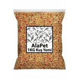 AlaPet Tertemiz Konuşturucu Kuş Yemi (Papağan Yemi) Muhabbet Kuşu Yemi (1KG)