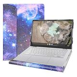 Alapmk Koruyucu Kapak Kılıfı 14" ASUS Chromebook C425/Chromebook Flip C433TA & Lenovo Yoga Slim 7 14IIL05/Ideapad Slim 7 14IIL05 & Dell Latitude 7410 7420/Latitude 2'si 1 arada 7410 7420, Galaxy