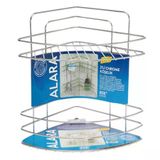 Alara Metal İki Raflı Banyo Köşesi Krom Kaplama Metal