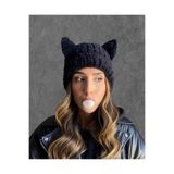 ALARA REYHAN Kedi Kulaklı Pofuduk Bere Handmade Hediyelik