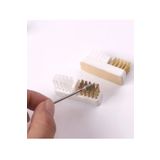 alaraycosmetics 1 Adet Tırnak Freze Başlığı Temizleme Fırçası Bakır Tel Freze Ucu Steril Fırçası