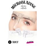 alaraycosmetics Kaş Ölçüm Cetveli Kalıcı Makyaj Ve Microbladıng Uygulama 2 Adet