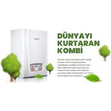 Alarko SSP24 Kombi 24 kW Yoğuşmalı Isıtma Tekniği ve Hermetik Baca Tipi ile Yüksek Verim