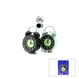 Alarm Clock No-847 Yuvarlak Masa Çalar Saat Metal Kasa Renkli Pilli - Işikli - Fosforlu Çap: 11Cm Bgc-37 Herhangi Bir Renk Gönderilir (5047)
