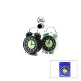 Alarm Clock No-847 Yuvarlak Masa Çalar Saat Metal Kasa Renkli Pilli - Işıklı - Fosforlu Çap: 11Cm Bgc-37 Herhangi Bir Renk Gönderilir (5224)