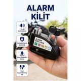 Alarm Disk Kilidi 110 Db Sesli Motosiklet Scooter Bisiklet Güvenlik Kilidi