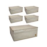 Alas Kahverengi 50x40x19 cm Çok Amaçlı Kutu Baza
