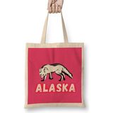 Alaska American Bez Çanta Uzun Saplı - Açık Bej - 40 X 40