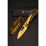 Alaska SDR-1110A 15,5 cm. Gold Mini Anahtarlık Çakı