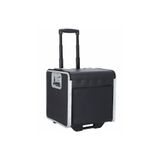 Alassio 37 cm 2 Tekerlekli Dayanıklı Pilot Çantası, Siyah, Alüminyum Çerçeve, Kilitlenebilir Sap