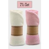 ALASTOR 2'Li Set Kalın Mikrofiber Saç Havlusu Plaj Deniz Havuz Bonesi Kurulama Banyo Saç Kurutma Baş Havlusu