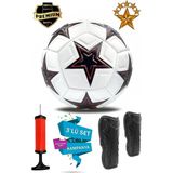 Alastor Ala Store Futbol Topu 3lü Set Profesyonel Halı Saha Topu Dikişli Top Kaliteli Futbol Topu - Beyaz