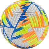 Alastor Futbol Topu Dikişli Futbol Topu Profesyonel 5numara Halı Çim Saha Futbol Topu - Beyaz-Turuncu