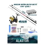 Alastor Hazır Olta Seti Spin Seti At-Çek Olta Seti Spinex 210Cm Onyx 3000 Olta Makinesi