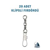 Alastor Klipsli Fırdöndü Klipsli Fırdöndü Set Olta İçin Fırdöndü Klipsli