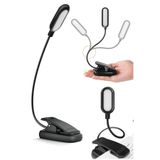 ALASTOR LED Klipsli Mini Kitap Okuma Lambası Mandallı Pille Çalışan Işık Masa Lambası Kitap Okuma Işığı DİK